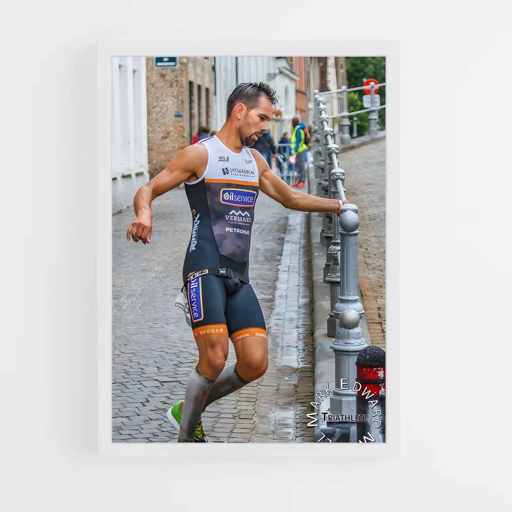 Poster Ultra Man Triathlon – affiche Athlétisme (vue 3)
